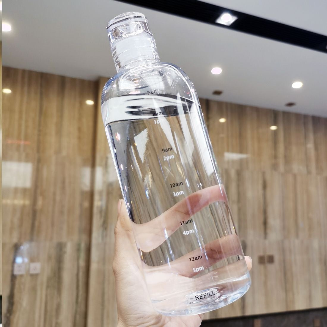 Water Bottles with Time Scale