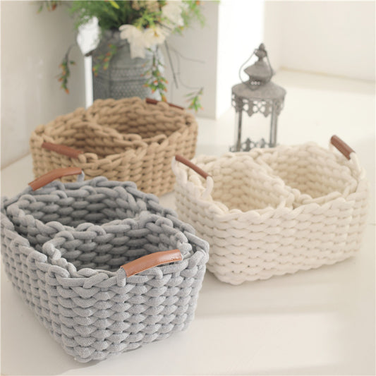 Decorative storage basket Set of 3