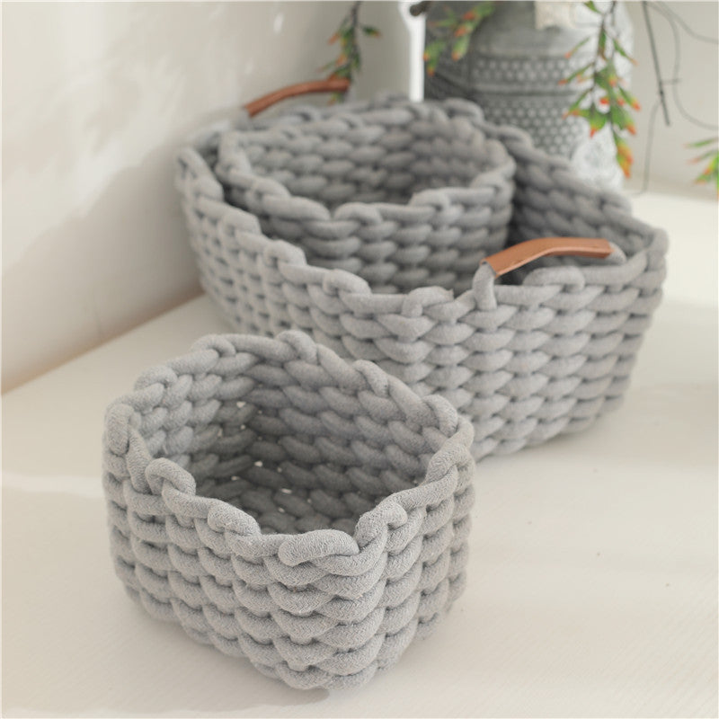 Decorative storage basket Set of 3