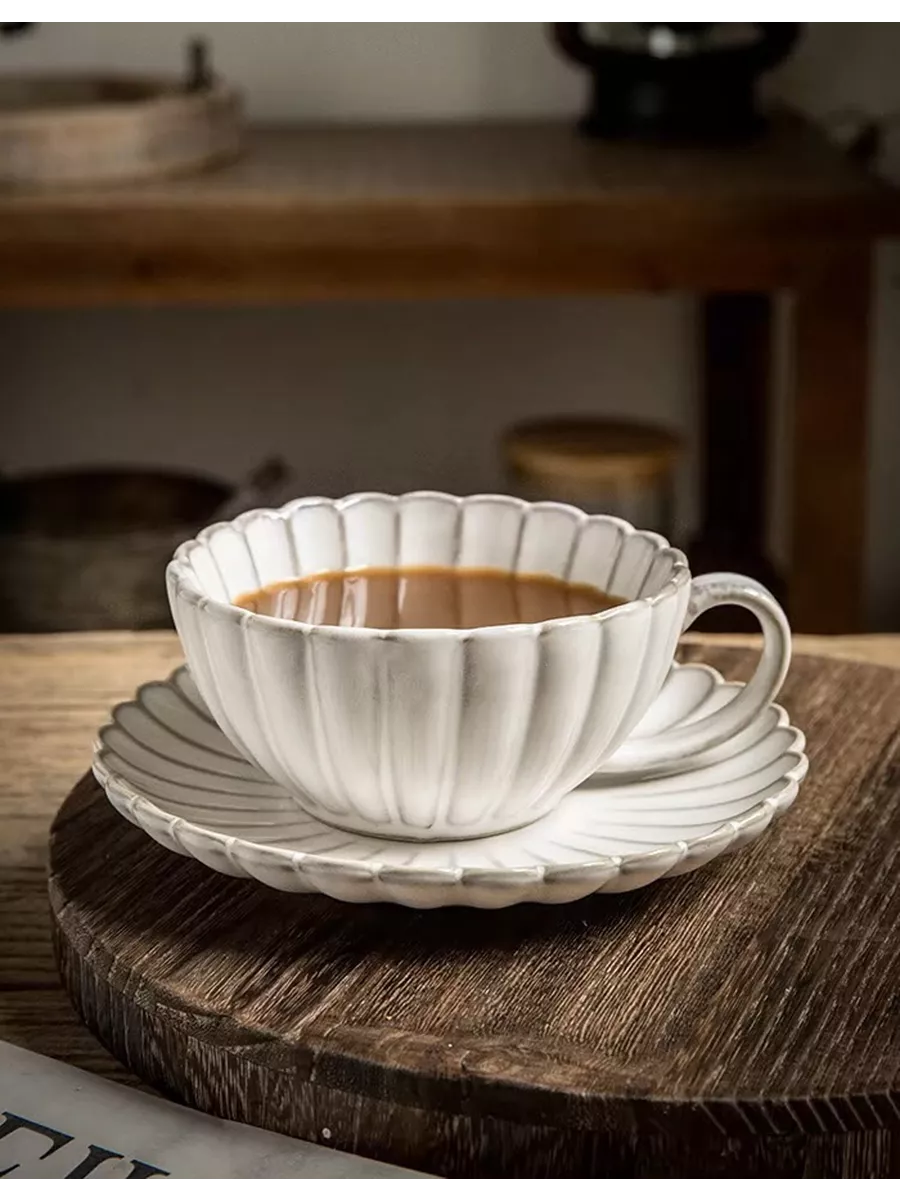 2 Sets, Shell-Shaped Cup and Saucer Set (41)